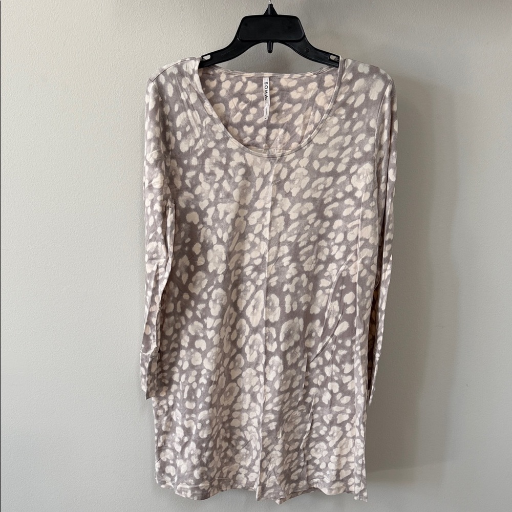 Soma Leopard Print Sleepshirt